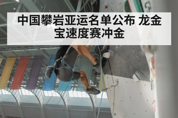 中国攀岩亚运名单公布 龙金宝速度赛冲金